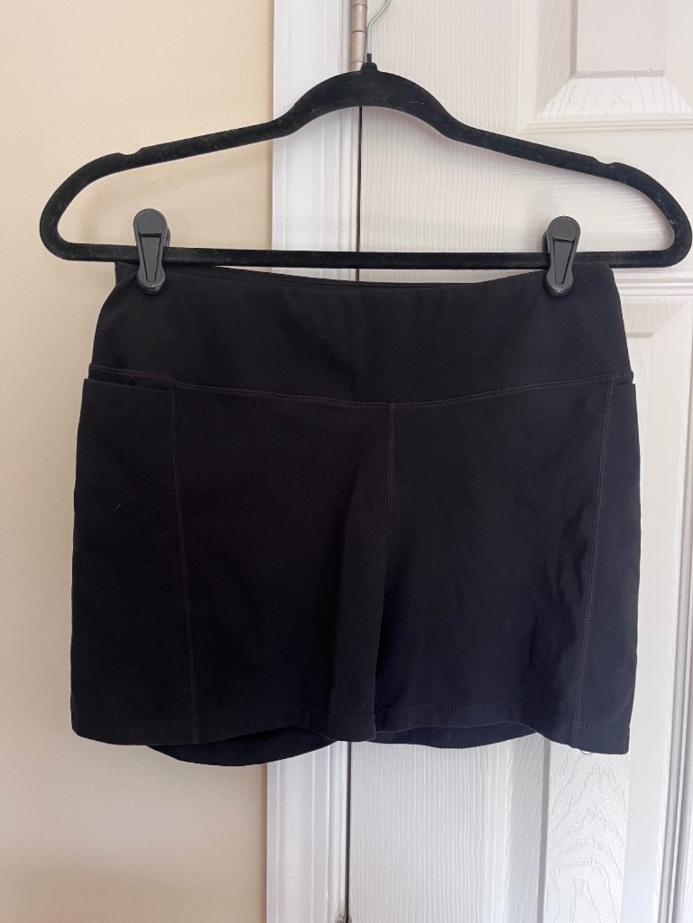 Senita Athletics Black Baseline Shorts with Pockets (3" Inseam)